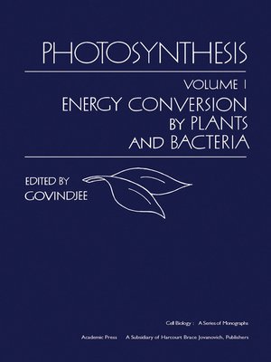cover image of Photosynthesis, Volume 1